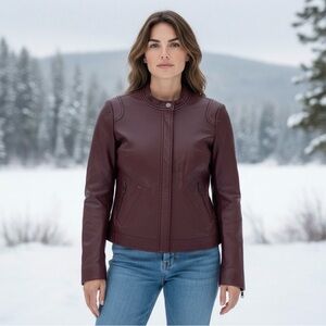 Rebecca Taylor 100% Genuine Leather Jacket